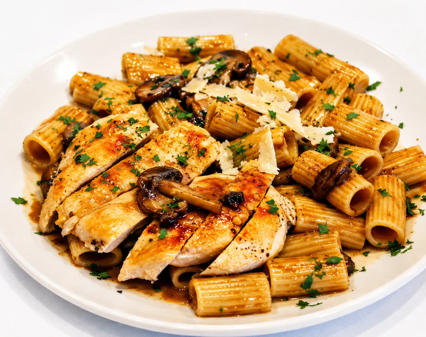 Chicken Marsala Rigatoni from The Venue Clermont catering menu